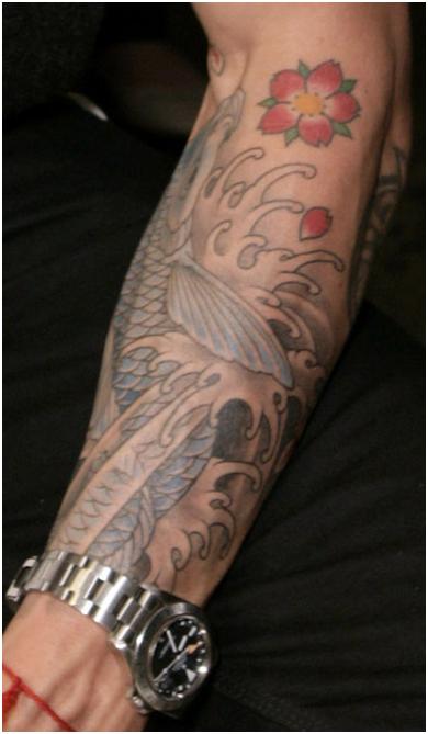 My koi carp tattoo got it#39;s